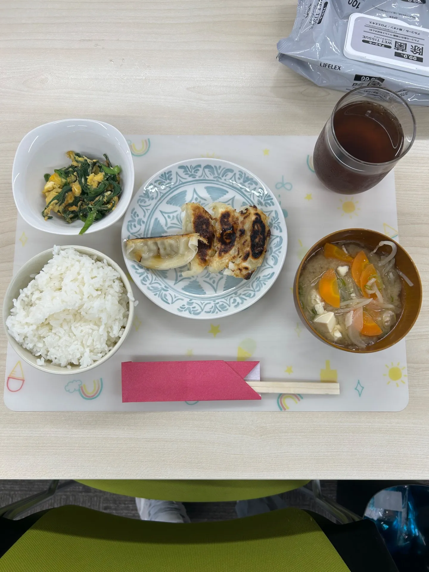 ■ 焼き餃子＆具だくさん豚汁ランチ