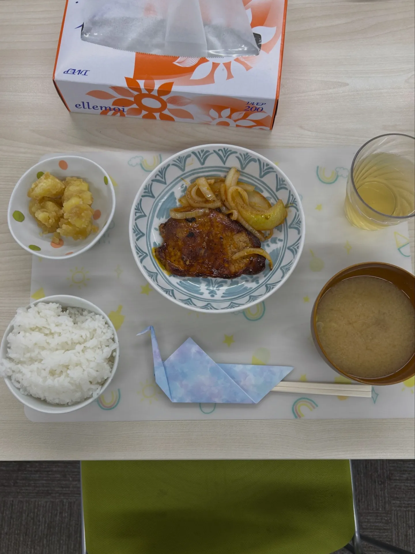 本日のランチ「豚肉の生姜焼き」